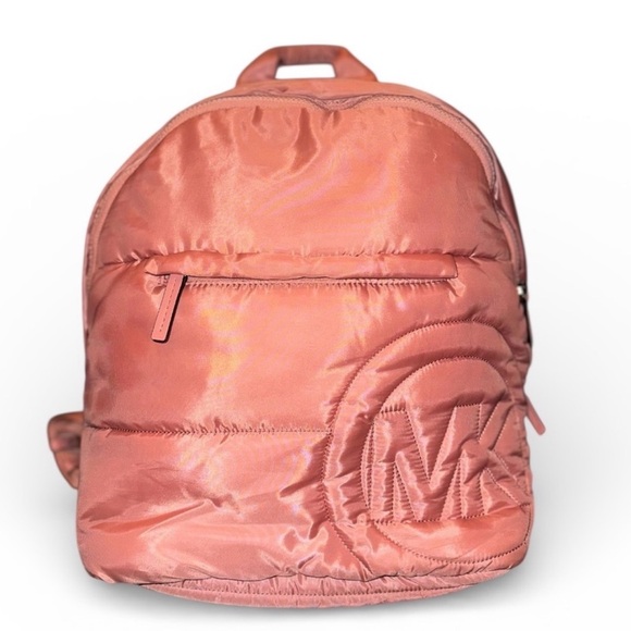 NWT Michael Kors Rae Medium Quilted Nylon Peach Backpack 35F1U5RB2C
Dust Bag - Picture 4 of 12